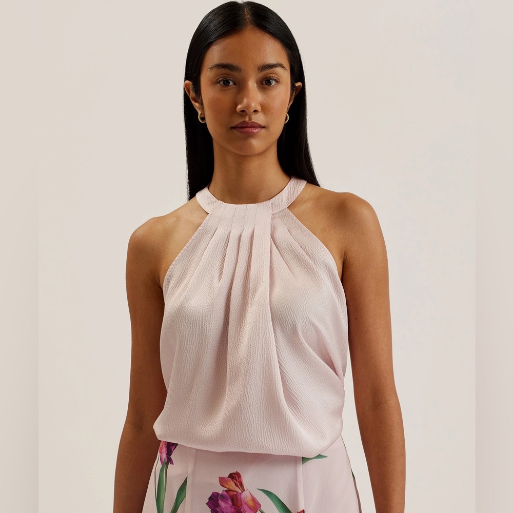 Ted Baker keyhole halter top
